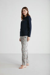 U.S. Polo Women Round Neck Pajama Set